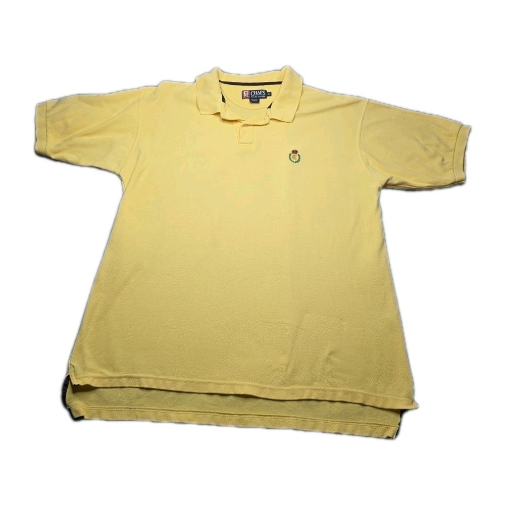 Chaps Ralph Lauren Polo Shirt Mens XL Crest Embroidered Classic Fit